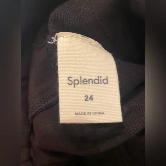 NWT Splendid Super High Rise Bootcut Jeans Black Size 24 - 33" Inseam MSRP $124 - Picture 8 of 10